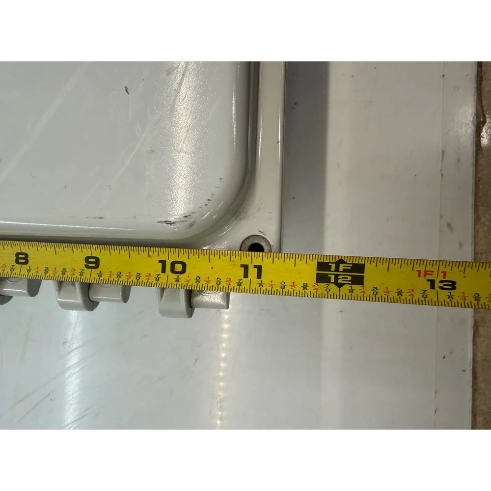 Polystar Industrial Electrical Enclosure Box Weatherproof Hinged Gray 11x8x5 - Picture 6 of 7